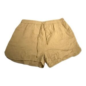 Lucky Brand XL Brown Lounge Cotton Shorts NWT Elastic Waist Drawstring PLS READ